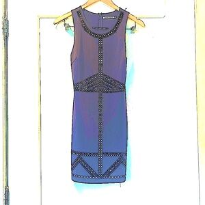 Mustard seed dress with jewel detail